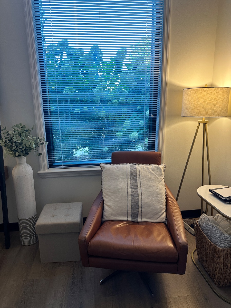 Kaye Bradley Williams's therapy office at Therapy Space Cool Springs, Brentwood