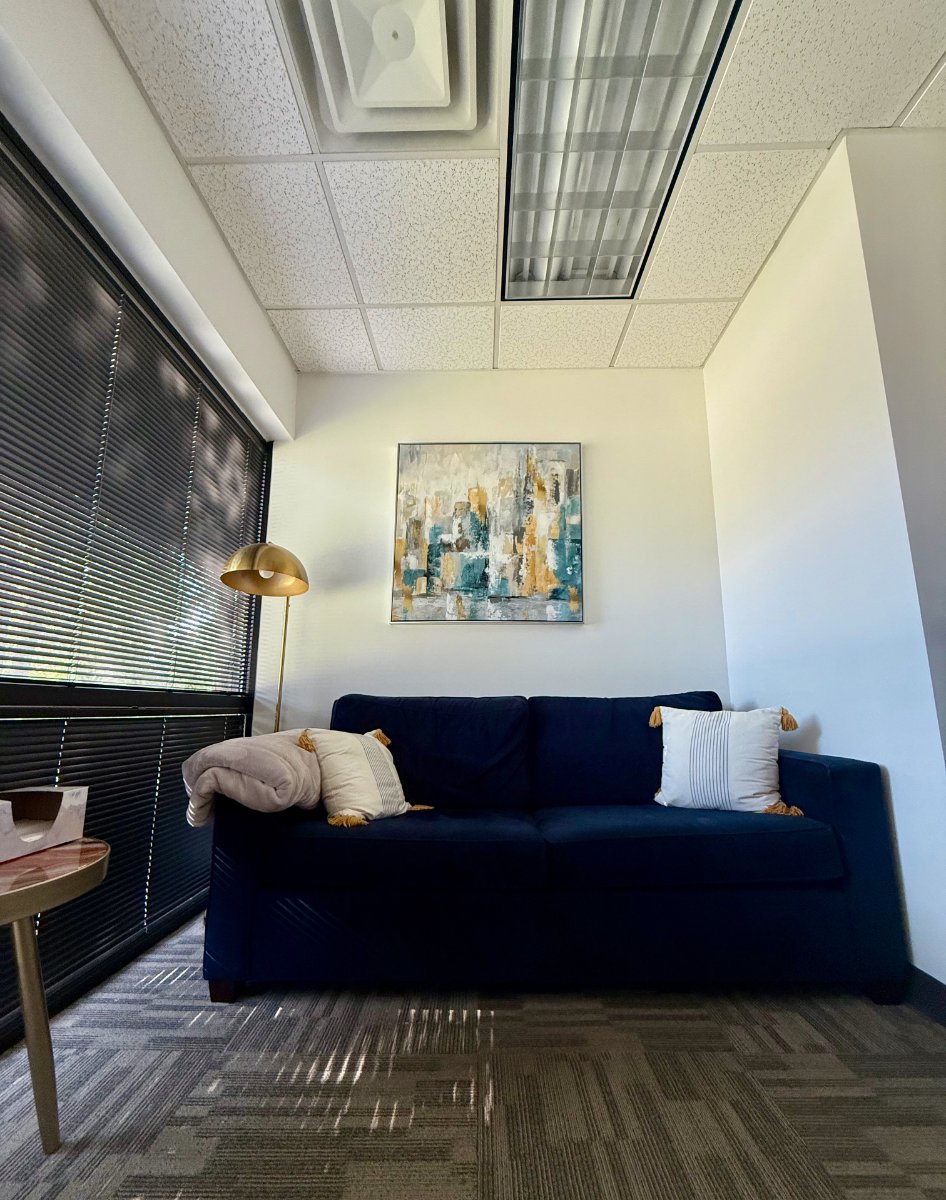 Lacey Johnson's therapy office at Therapy Space Maryland Farms, Brentwood