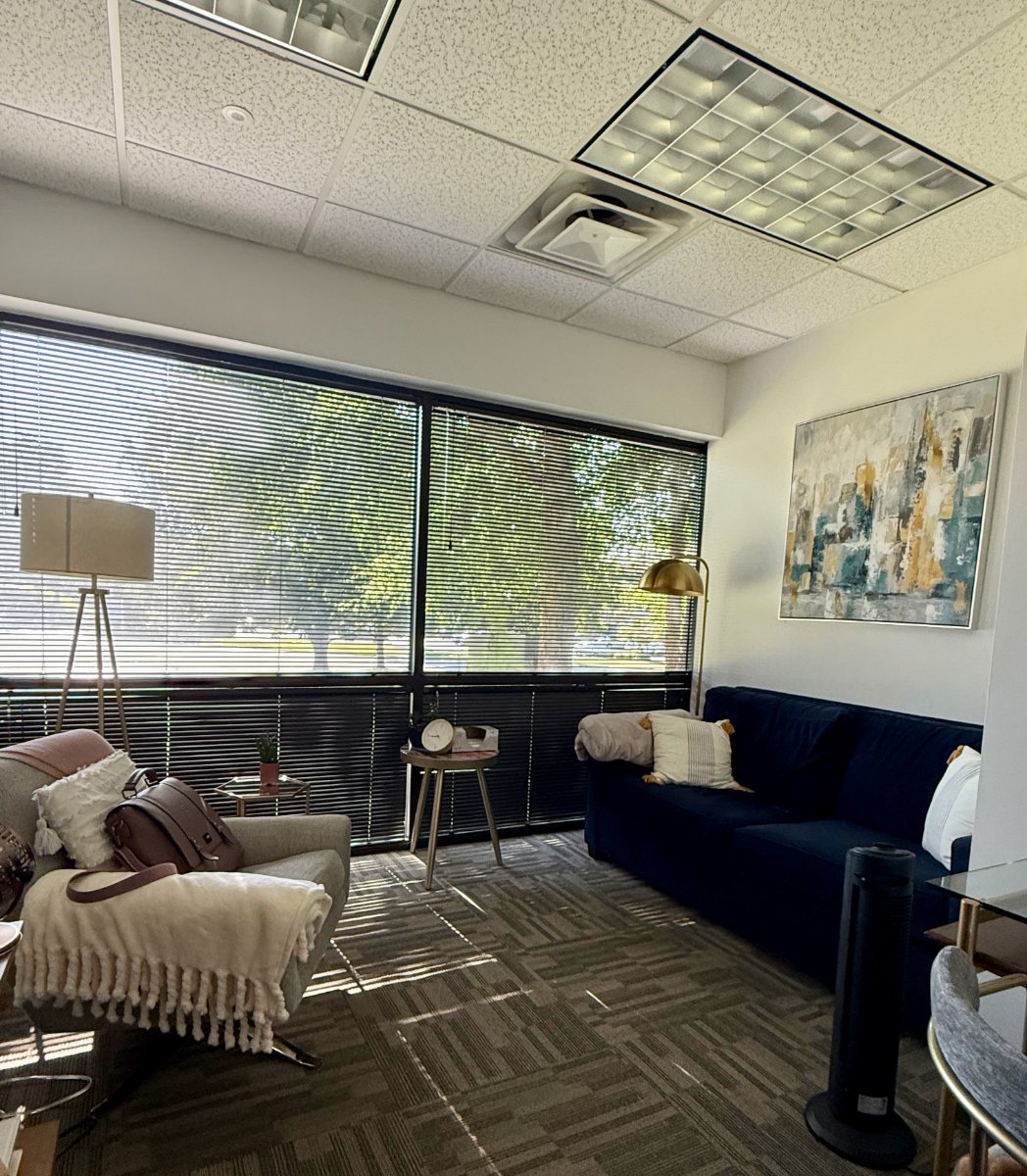 Lacey Johnson's therapy office at Therapy Space Maryland Farms, Brentwood