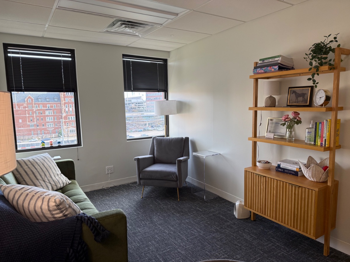 Rachel Gunn's therapy office at Therapy Space Midtown, Nashville