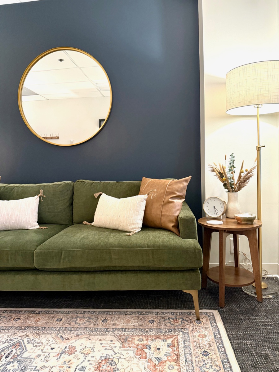 Kristin Hibbett's therapy office at Therapy Space Midtown, Nashville