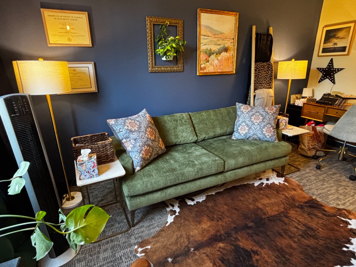 Robyn Flores's therapy office at Therapy Space Frisco, Frisco